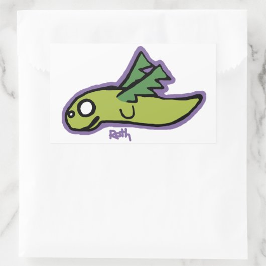 Flying Monster Sticker (Tasche)