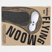 Flying Moon Blanket Fleecedecke (Vorderseite (Horizontal))
