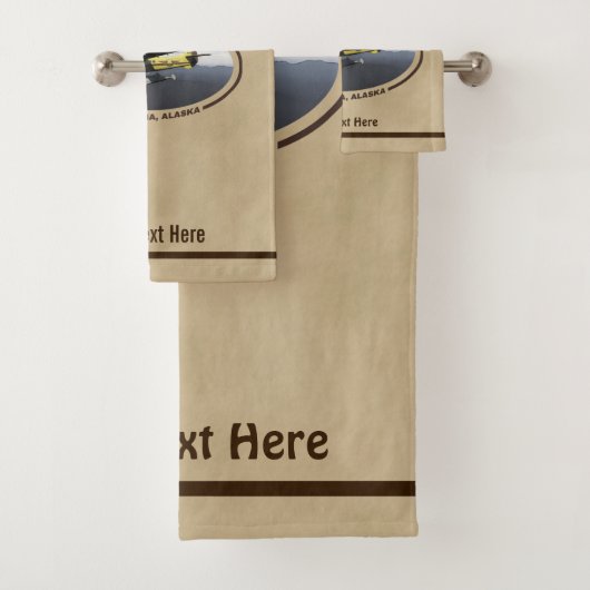 Flying Moose Aviation de Havilland DH3-C Otter Badhandtuch Set (Insitu)