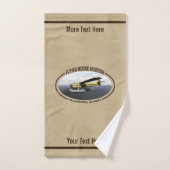 Flying Moose Aviation de Havilland DH3-C Otter Badhandtuch Set (Handtuch)