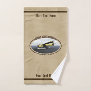 Flying Moose Aviation de Havilland DH3-C Otter Badhandtuch Set