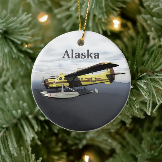 Flying Moose Aviation de Havilland DH3-C Otter Keramik Ornament (Baum)