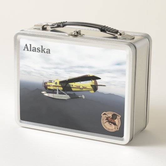 Flying Moose Aviation de Havilland DH3-C Otter Metall Lunch Box (Vorderseite)