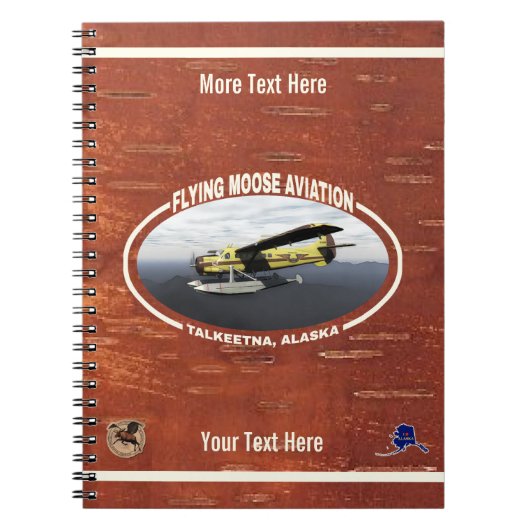 Flying Moose Aviation de Havilland DH3-C Otter Notizblock (Vorderseite)