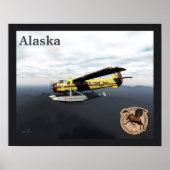 Flying Moose Aviation de Havilland DH3-C Otter Poster (Vorne)