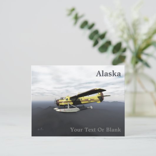 Flying Moose Aviation de Havilland DH3-C Otter Postkarte (Stehend Vorderseite)