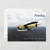 Flying Moose Aviation de Havilland DH3-C Otter Postkarte (Vorne/Hinten)