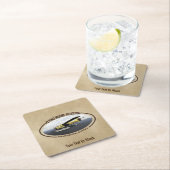 Flying Moose Aviation de Havilland DH3-C Otter Rechteckiger Pappuntersetzer (Vor Ort)