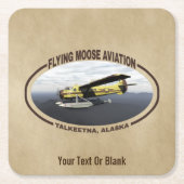 Flying Moose Aviation de Havilland DH3-C Otter Rechteckiger Pappuntersetzer (Vorderseite)