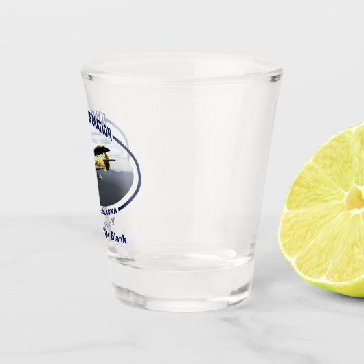 Flying Moose Aviation de Havilland DH3-C Otter Schnapsglas (Rechts)