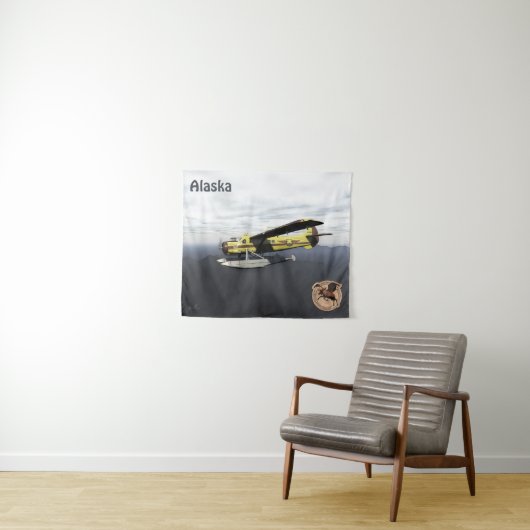 Flying Moose Aviation de Havilland DH3-C Otter Wandteppich (Beispiel (Horizontal))