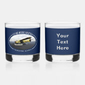 Flying Moose Aviation de Havilland DH3-C Otter Whiskyglas (Vorderseite)