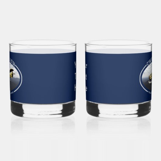 Flying Moose Aviation de Havilland DH3-C Otter Whiskyglas (Links)