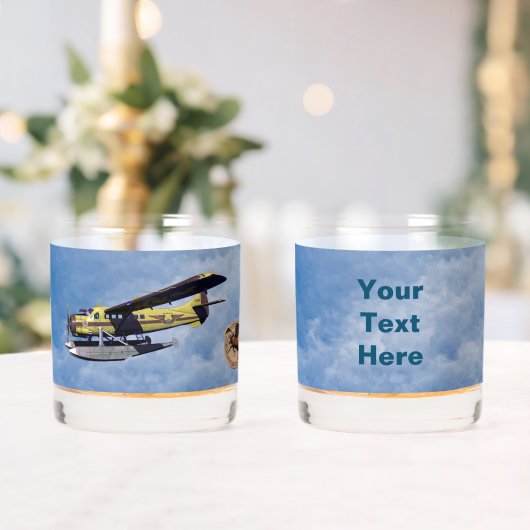 Flying Moose Aviation de Havilland Otter Whiskyglas (Insitu (Hochzeit))