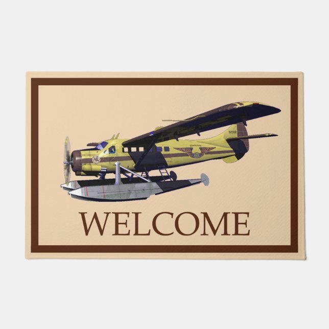 Flying Moose Aviation de Havilland Otter - Willkom Fußmatte (Vorderseite)