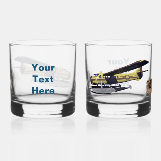 Flying Moose Aviation de Havilland Otter - Willkom Whiskyglas (Rückseite)