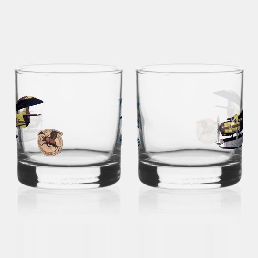 Flying Moose Aviation de Havilland Otter - Willkom Whiskyglas (Links)