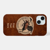 Flying Moose Aviation Patch Case-Mate iPhone Fall 15 Hülle (Rückseite (Horizontal))