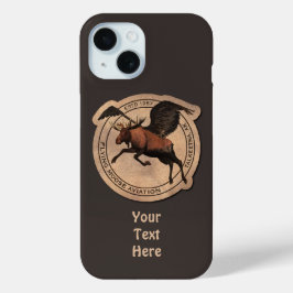 Flying Moose Aviation Patch Case-Mate iPhone Fall Case-Mate iPhone Hülle