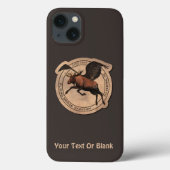 Flying Moose Aviation Patch Case-Mate iPhone Fall Hülle (Rückseite)