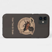 Flying Moose Aviation Patch Case-Mate iPhone Hülle (Rückseite (Horizontal))