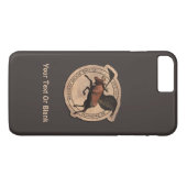 Flying Moose Aviation Patch Case-Mate iPhone Hülle (Rückseite (Horizontal))