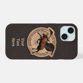 Flying Moose Aviation Patch Case-Mate iPhone-Hülle iPhone 15 Hülle (Rückseite (Horizontal))