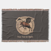 Flying Moose Aviation Patch Decke (Vorderseite)