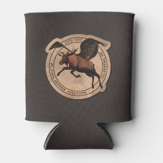 Flying Moose Aviation Patch Dosenkühler (Vorderseite)