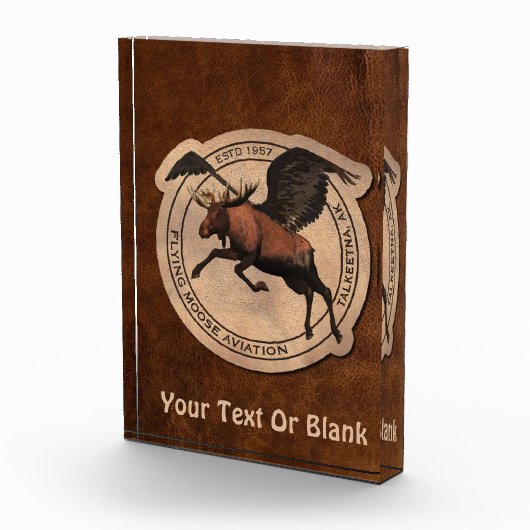 Flying Moose Aviation Patch Fotoblock (Rechts)