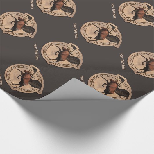 Flying Moose Aviation Patch Geschenkpapier (Ecke)
