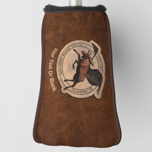 Flying Moose Aviation Patch Golf Headcover (Rotieren 90)
