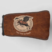 Flying Moose Aviation Patch Golf Headcover (Vorderseite)