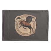Flying Moose Aviation Patch Kissenbezug (Rückseite)