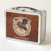 Flying Moose Aviation Patch Metall Lunch Box (Vorderseite)