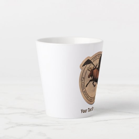 Flying Moose Aviation Patch Milchtasse (Vorderseite)