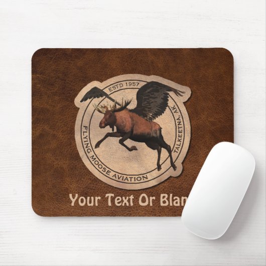 Flying Moose Aviation Patch Mousepad (Mit Mouse)