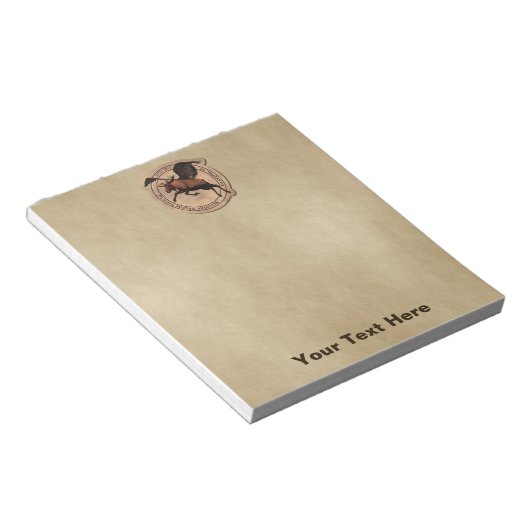 Flying Moose Aviation Patch Notizblock (angewinkelt)