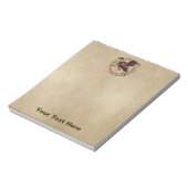 Flying Moose Aviation Patch Notizblock (Rotiert)