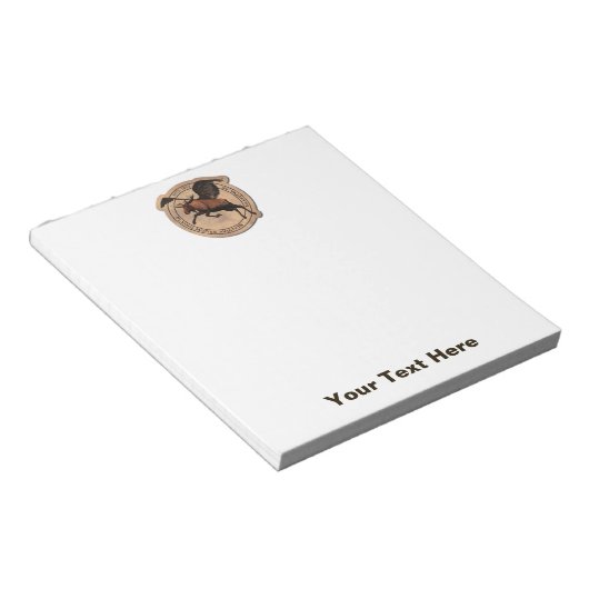 Flying Moose Aviation Patch Notizblock (angewinkelt)