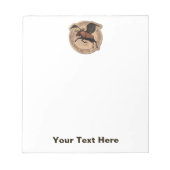 Flying Moose Aviation Patch Notizblock (Vorderseite)