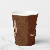 Flying Moose Aviation Patch Pappbecher (Links)