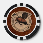 Flying Moose Aviation Patch Pokerchips (Vorderseite)