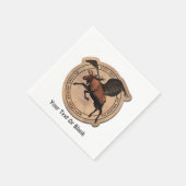 Flying Moose Aviation Patch Serviette (Ecke)