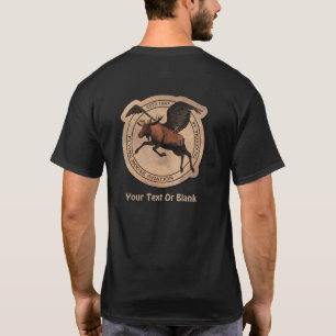 Flying Moose Aviation Patch T-Shirt