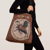 Flying Moose Aviation Patch Tragetaschen Mit Langen Trägern (Von Nahem)