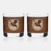 Flying Moose Aviation Patch Whiskyglas (Vorderseite)
