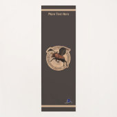 Flying Moose Aviation Patch Yogamatte (Vorderseite)