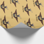 Flying Moose Aviation Wings Geschenkpapier (Ecke)