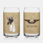 Flying Moose Bush Pilot Dosenglas (Vorderseite)